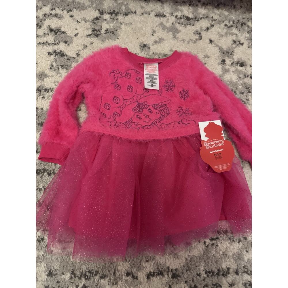 Strawberry Shortcake Pink Dress Tutu 6-12 Months NWT Girls